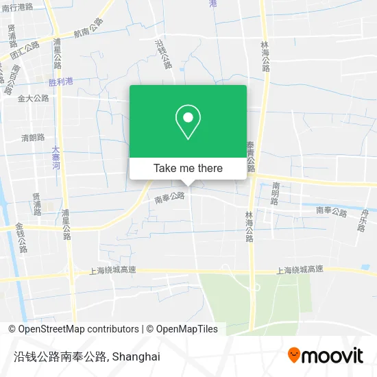 沿钱公路南奉公路 map