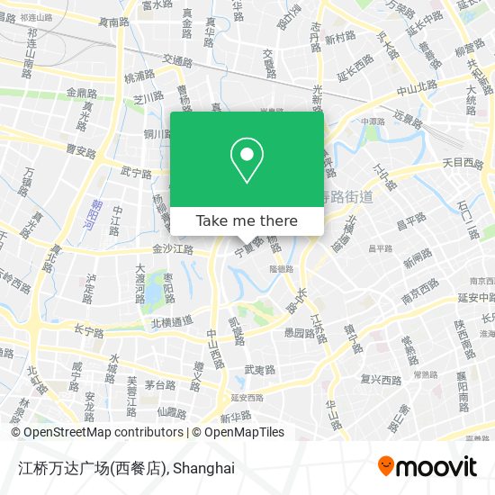 江桥万达广场(西餐店) map