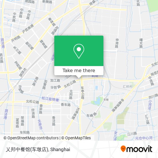 乂邦中餐馆(车墩店) map