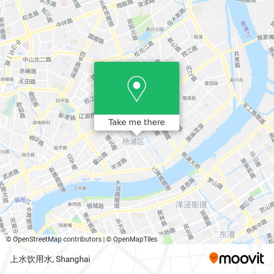 上水饮用水 map