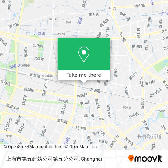 上海市第五建筑公司第五分公司 map