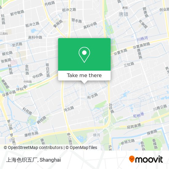 上海色织五厂 map
