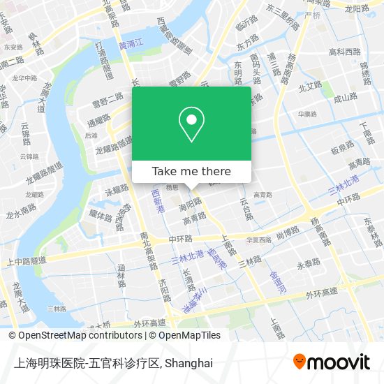 上海明珠医院-五官科诊疗区 map