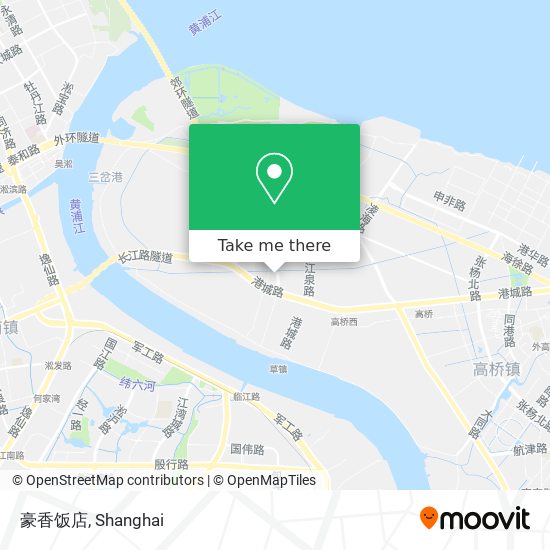 豪香饭店 map