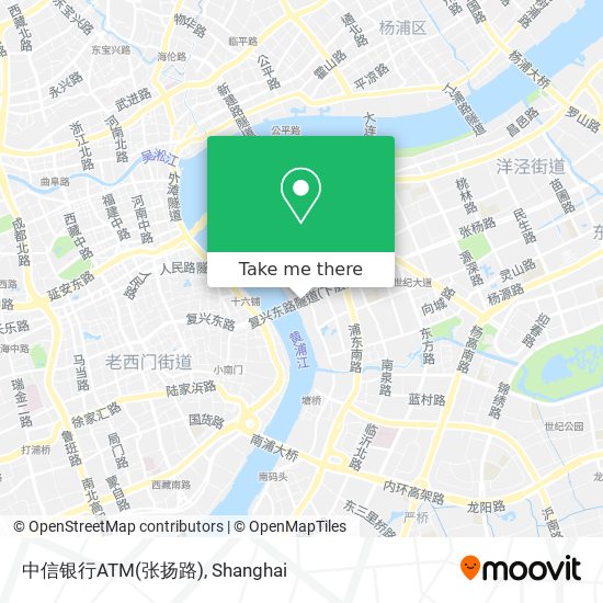 中信银行ATM(张扬路) map