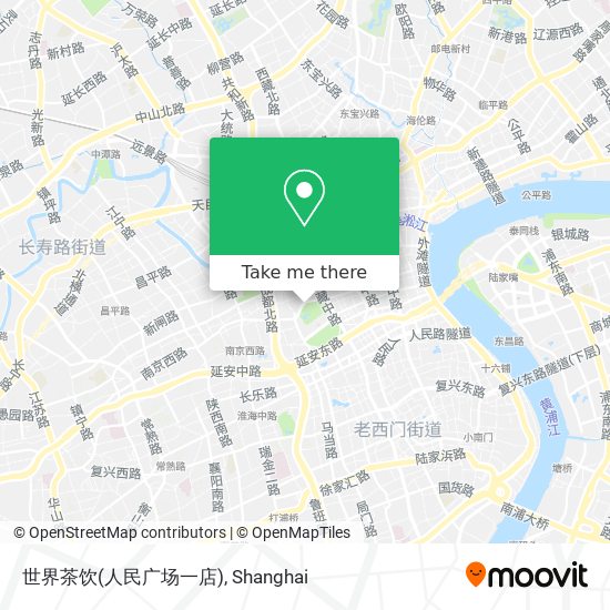 世界茶饮(人民广场一店) map