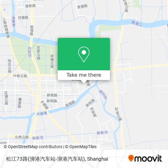 松江73路(泖港汽车站-泖港汽车站) map