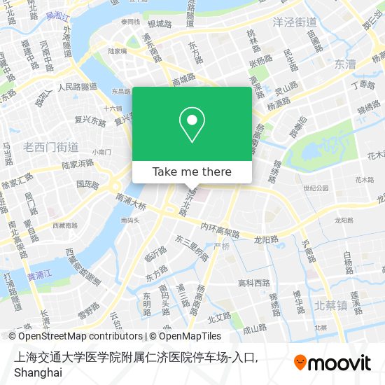 上海交通大学医学院附属仁济医院停车场-入口 map