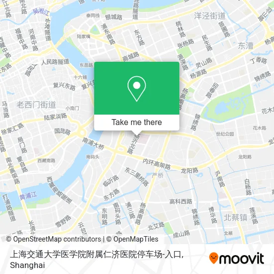 上海交通大学医学院附属仁济医院停车场-入口 map