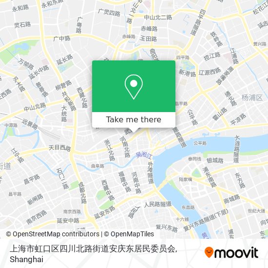 上海市虹口区四川北路街道安庆东居民委员会 map