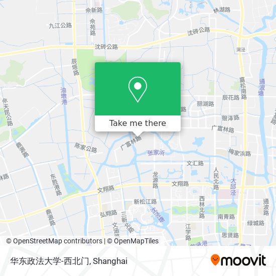 华东政法大学-西北门 map