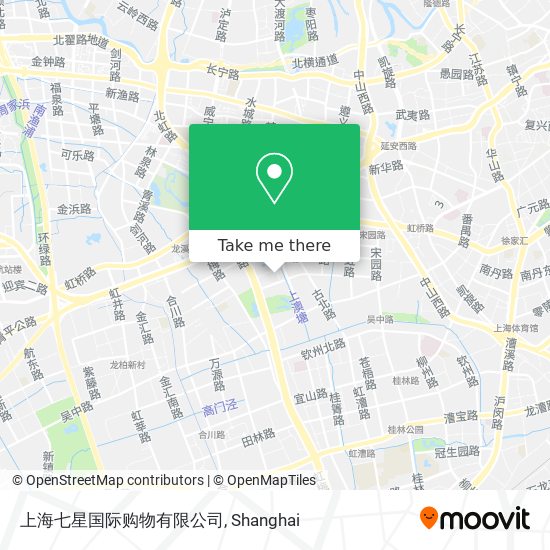 上海七星国际购物有限公司 map