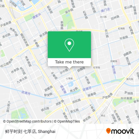 鲜芋时刻 七莘店 map