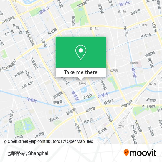 七莘路站 map