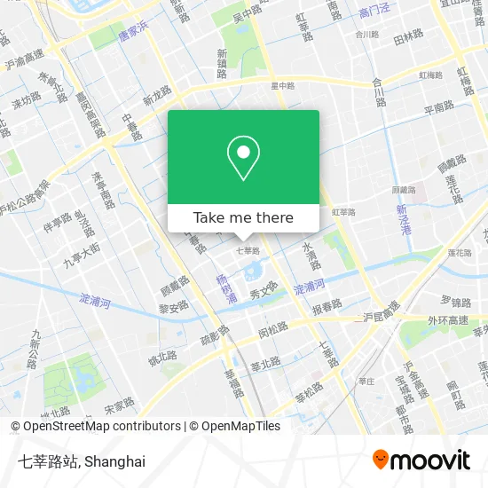 七莘路站 map