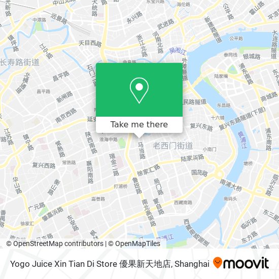 Yogo Juice Xin Tian Di Store 優果新天地店 map