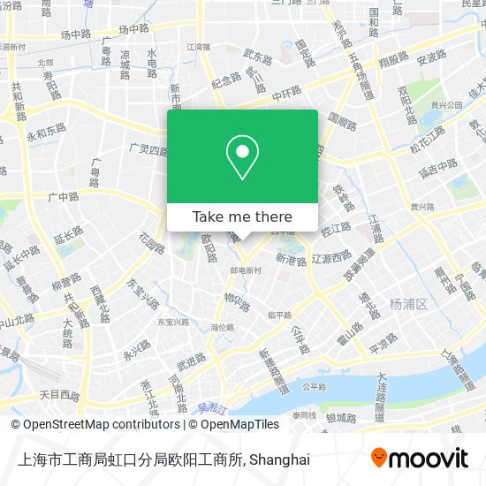 上海市工商局虹口分局欧阳工商所 map