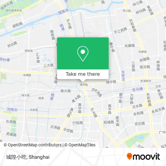 城隍小吃 map