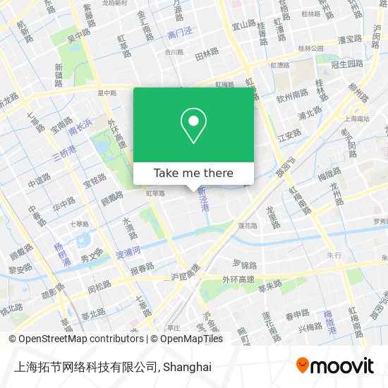 上海拓节网络科技有限公司 map