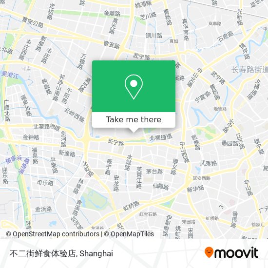 不二街鲜食体验店 map