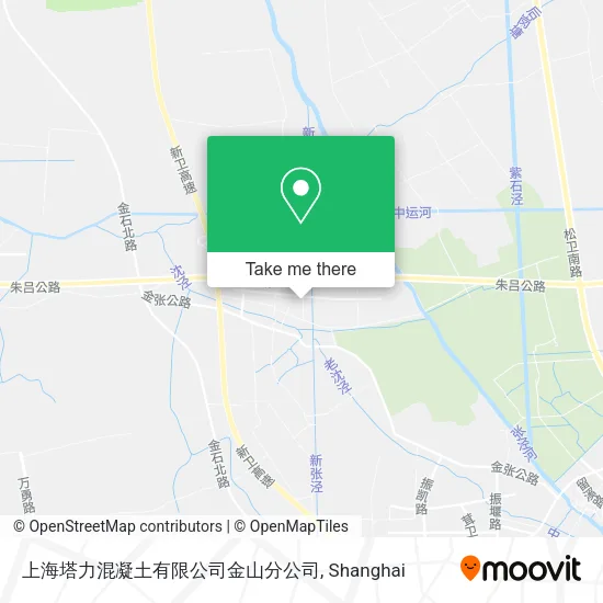 上海塔力混凝土有限公司金山分公司 map