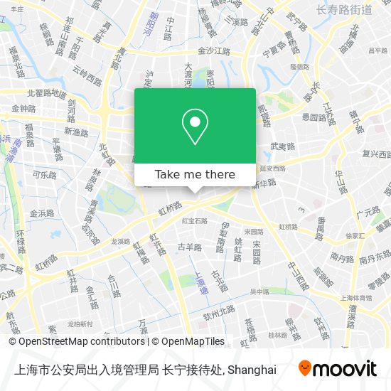 上海市公安局出入境管理局 长宁接待处 map