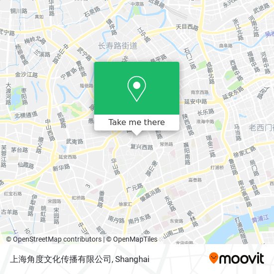 上海角度文化传播有限公司 map