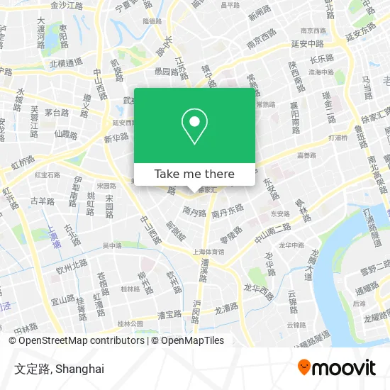 文定路 map