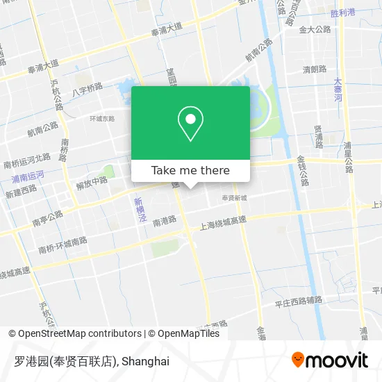 罗港园(奉贤百联店) map