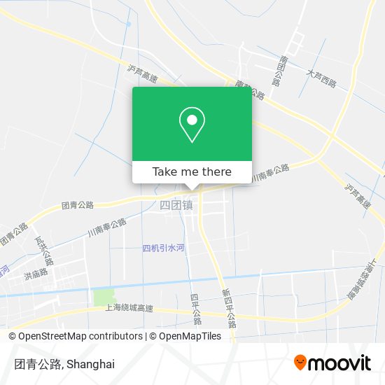 团青公路 map
