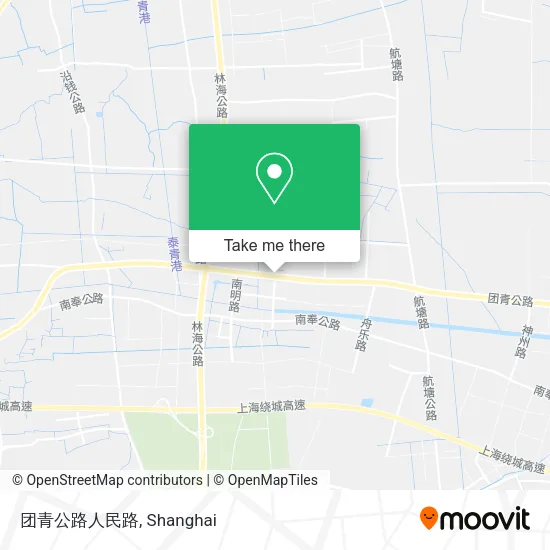 团青公路人民路 map