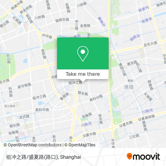 祖冲之路/盛夏路(路口) map