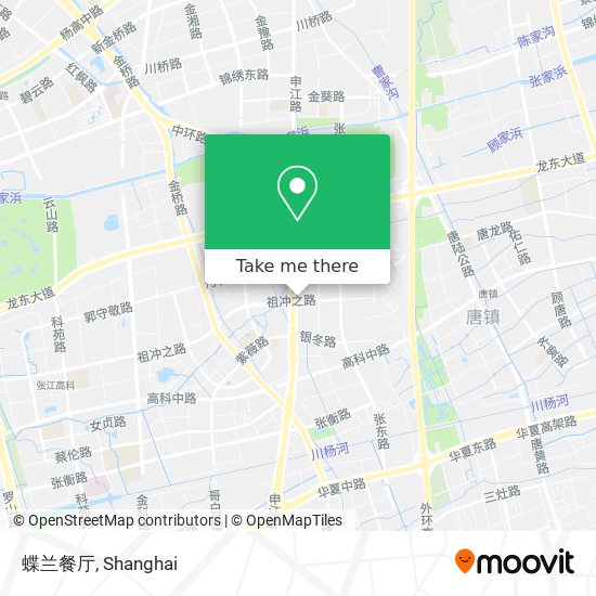 蝶兰餐厅 map