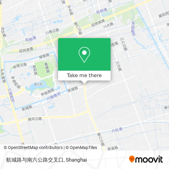 航城路与南六公路交叉口 map