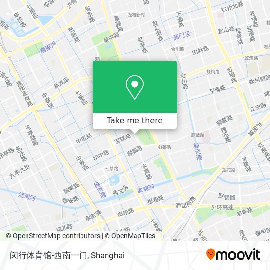 闵行体育馆-西南一门 map