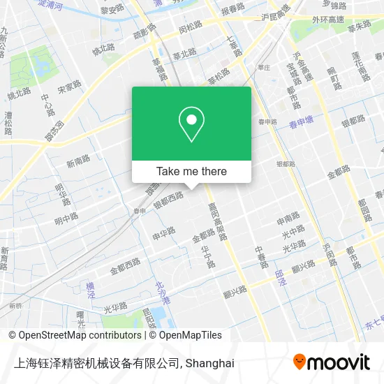 上海钰泽精密机械设备有限公司 map