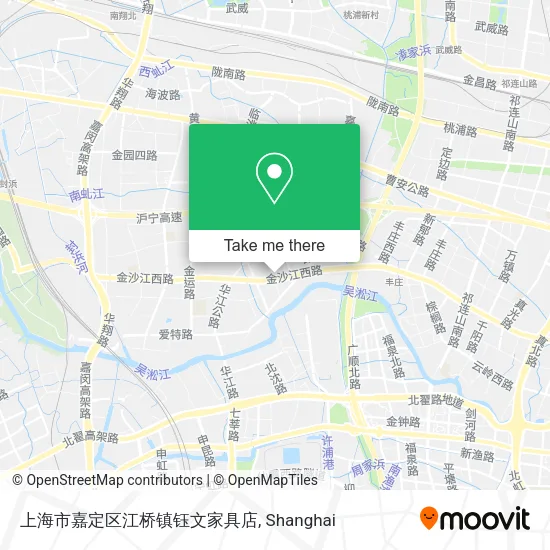上海市嘉定区江桥镇钰文家具店 map
