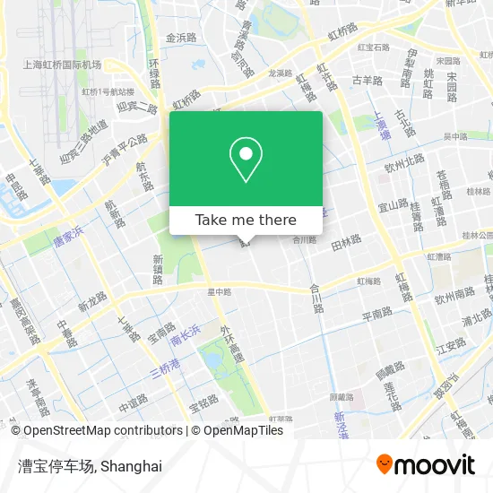 漕宝停车场 map