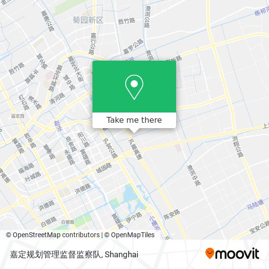嘉定规划管理监督监察队 map