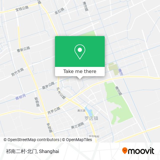 祁南二村-北门 map