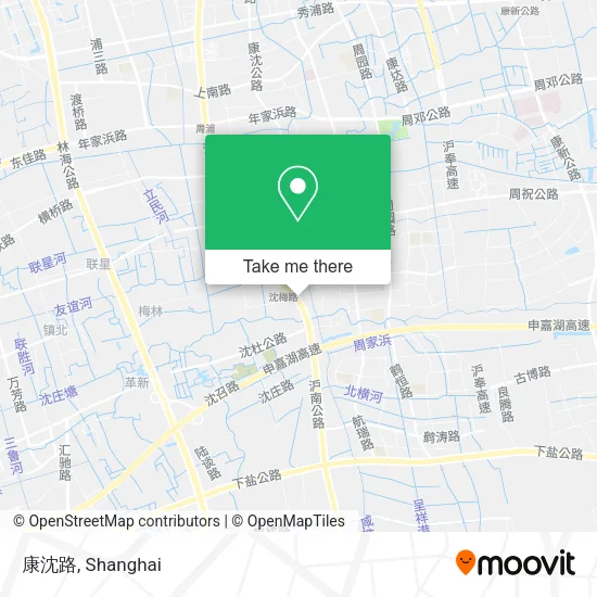 康沈路 map