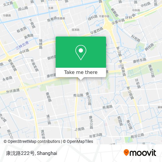 康沈路222号 map