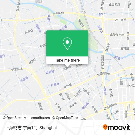 上海鸣志-东南1门 map
