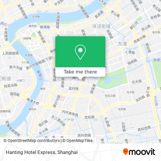 Hanting Hotel Express map