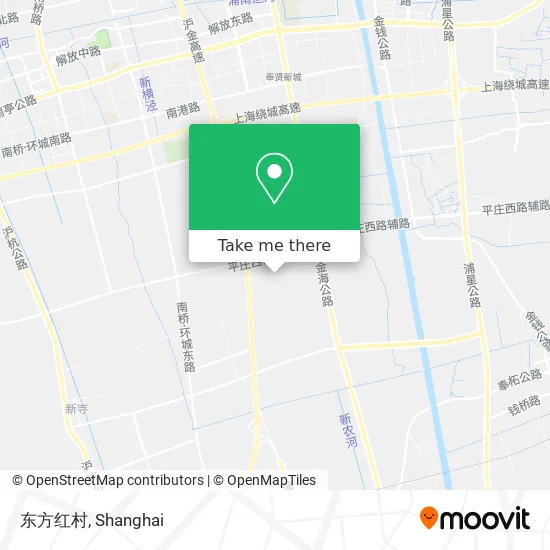 东方红村 map