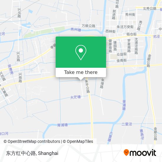 东方红中心路 map