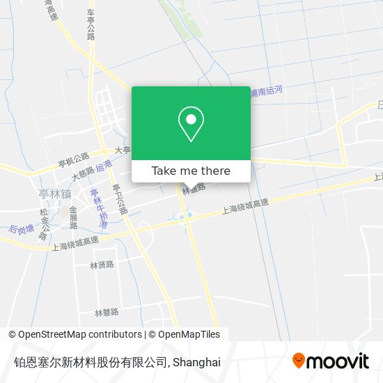 铂恩塞尔新材料股份有限公司 map