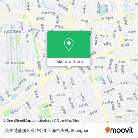 美国梵盛服装有限公司上海代表处 map