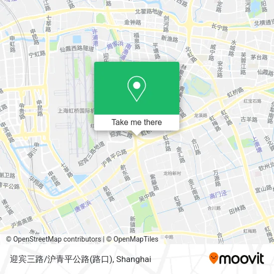 迎宾三路/沪青平公路(路口) map