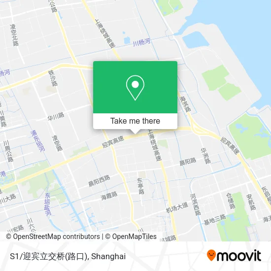 S1/迎宾立交桥(路口) map
